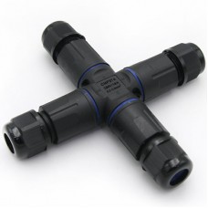 Στεγανή Μούφα Σταυρός Σύνδεση καλωδίων 2P 0,3-2,5 mm² IP68 8-132